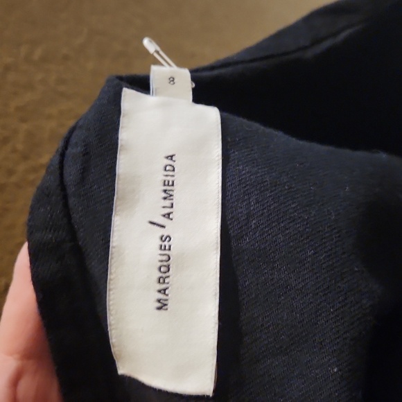 MARQUES' ALMEIDA Knotted denim‎ mini skirt - Picture 6 of 7